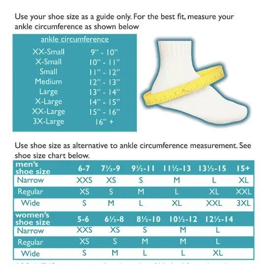 MedSpec ASO Speed Lacer II sizing - okotoks hc pharmacy