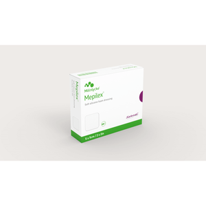Mepilex bandage packaging on a white background - okotoks hc pharmacy