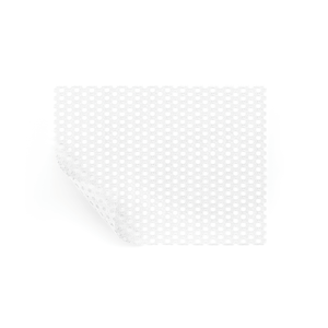 White fabric with a subtle pattern on a white background - okotoks hc pharmacy