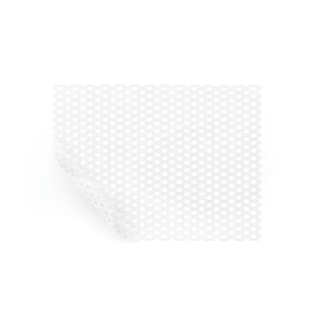 White fabric with a subtle pattern on a white background - okotoks hc pharmacy