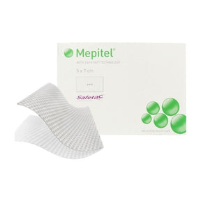 Mepitel dressing with Safetac technology on a white background - okotoks hc pharmacy