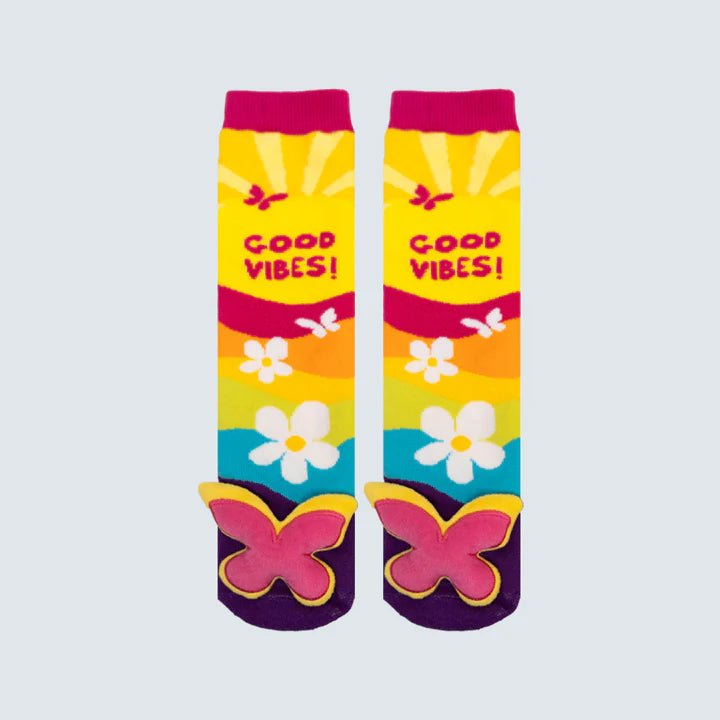 Messy Moose Good Vibes Youth Socks - okotoks hc pharmacy