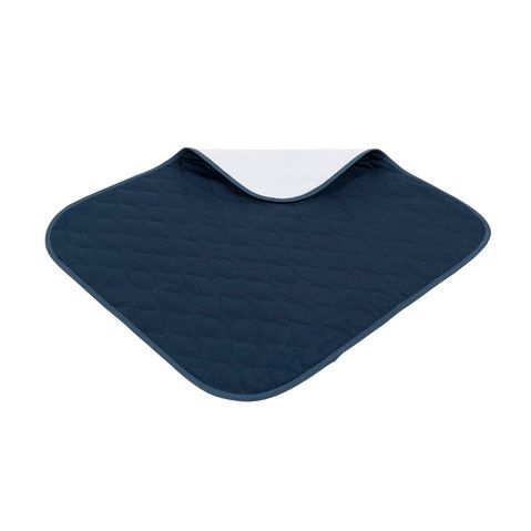 Navy blue underpad with white border on a white background - okotoks hc pharmacy