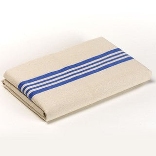 MIP Unbleached Flannel Blanket Blue Stripes 70"x 100" E49277-621 - Okotoks HC Pharmacy