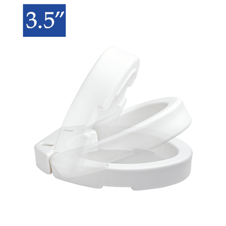 MOBB 3.5" Standard Hinged Raised Toilet Seat MHHRT - okotoks hc pharmacy