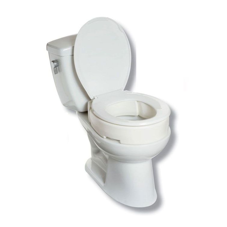 MOBB 3.5" Standard Hinged Raised Toilet Seat MHHRT - okotoks hc pharmacy