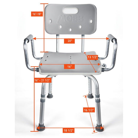 MOBB 360 Swivel Shower Chair MHSCIII - okotoks hc pharmacy