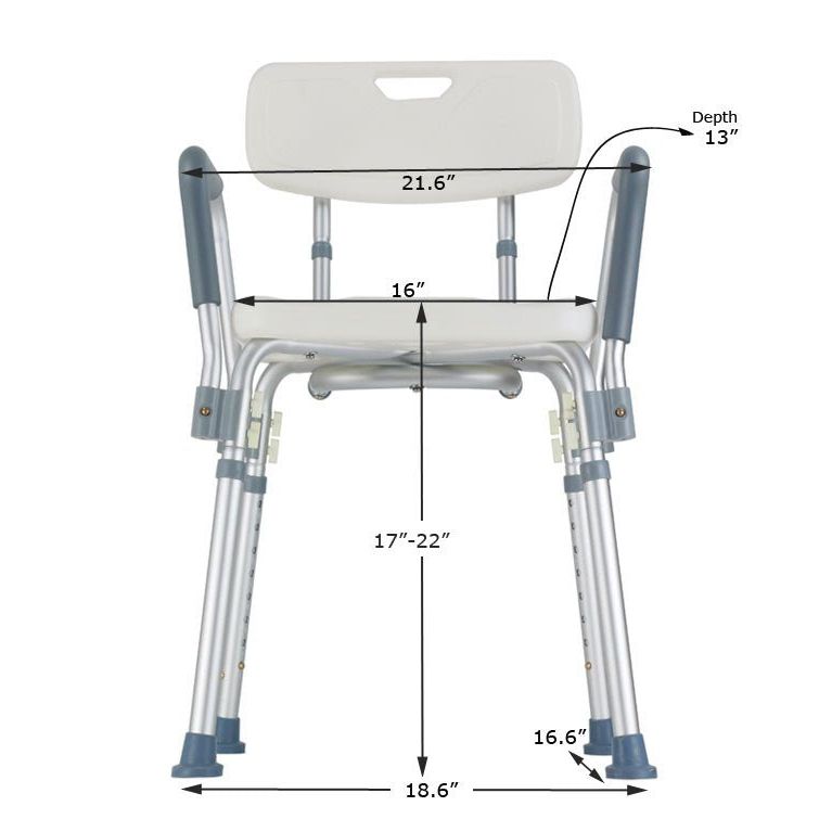 MOBB Bath Chair with Back and Arms MHBBA - okotoks hc pharmacy
