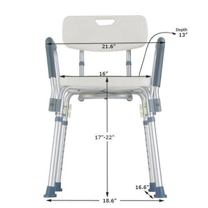 MOBB Bath Chair with Back and Arms MHBBA - okotoks hc pharmacy