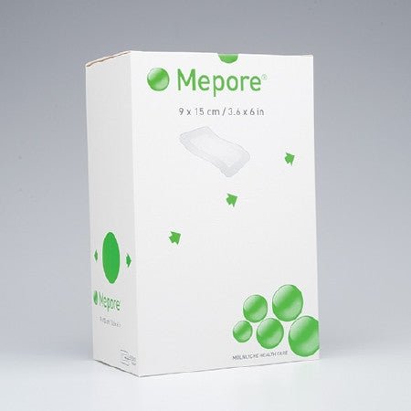 Mepore packaging box on a gray background - okotoks hc pharmacy