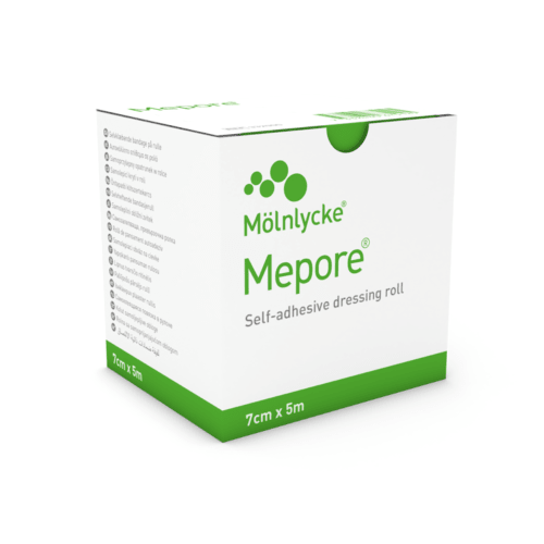 Mepore Self-Adhesive Dressing Roll - 7cm x 5m - okotoks hc pharmacy