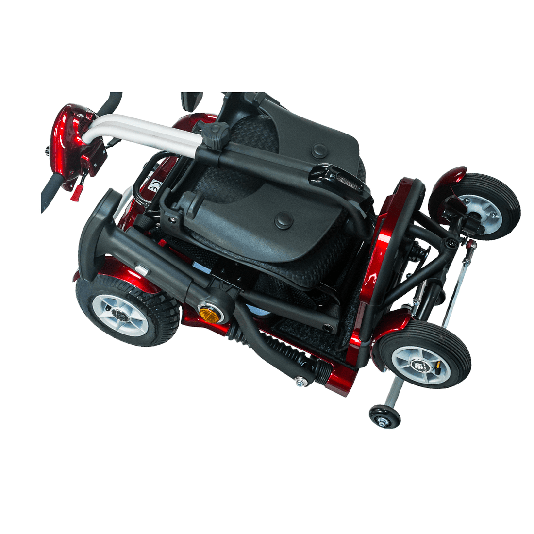 MOVO Brio+ 4 Wheel Folding Mobility Scooter - Red - okotoks hc pharmacy