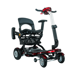 MOVO Brio+ 4 Wheel Folding Mobility Scooter - Red - okotoks hc pharmacy