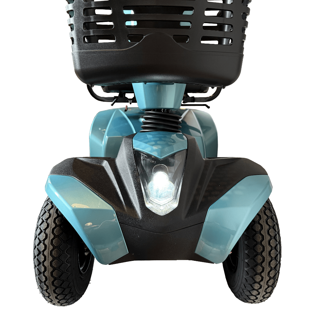 MOVO Brome Lite 4 Wheel Mobility Scooter - Turquoise - okotoks hc pharmacy