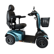 MOVO Brome Lite 4 Wheel Mobility Scooter - Turquoise - okotoks hc pharmacy