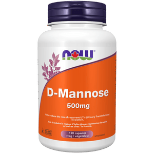 Now D-mannose 500mg 120 caps - Okotoks HC Pharmacy