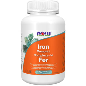 NOW Iron Complex 100tabs - Okotoks HC Pharmacy