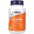 Supplement bottle labeled 'Double Strength L-Lysine' with NOW brand on a white background - okotoks hc pharmacy