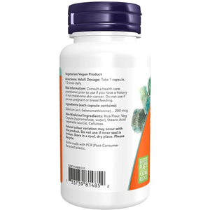 NOW Selenium 200mcg 90Vcaps - Okotoks HC Pharmacy