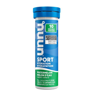 nuun Sport Hydration supplement container with blue and green design on a white background - okotoks hc pharmacy