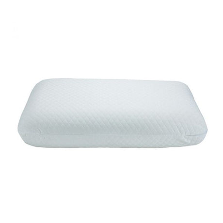 White rectangular pillow on a white background - okotoks hc pharmacy