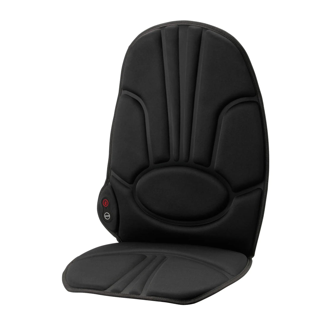 Black massage chair pad on a white background - okotoks hc pharmacy