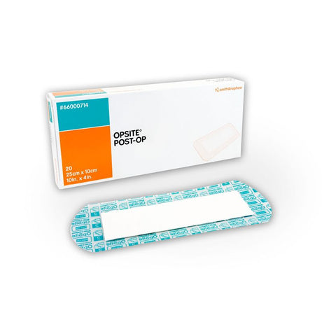 Opsite Post-Op bandage packaging on a white background - okotoks hc pharmacy