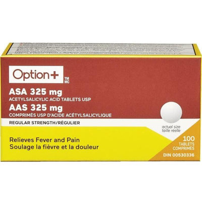 Option+ ASA 325mg Tablets 100 - #shop_name