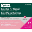 Box of Laxative for Women with pink tablet on green and gray background - okotoks hc pharmacy