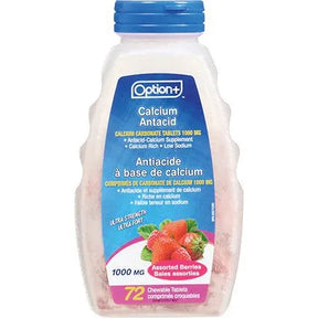 Option+ Calcium Antacid 1000MG Berries 72 - #shop_name