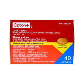 Option+ Cold & Sinus CPLT 40 - #shop_name