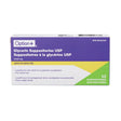 Box of Glycerin Suppositories USP by Option+ on a white background - okotoks hc pharmacy
