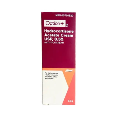 Option+ Hydrocortisone Cream 0.5% 15G - #shop_name