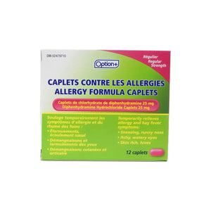 Options+ Allergy Formula 12 caplets - #shop_name