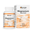Orange Naturals Magnesium Glycinate supplement bottle and packaging on a white background - okotoks hc pharmacy