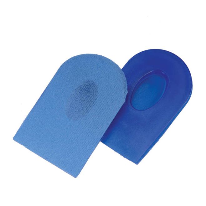 Blue shoe inserts on a white background - okotoks hc pharmacy