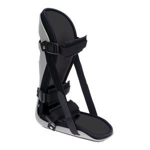 Medical foot orthosis with black straps on a white background - okotoks hc pharmacy