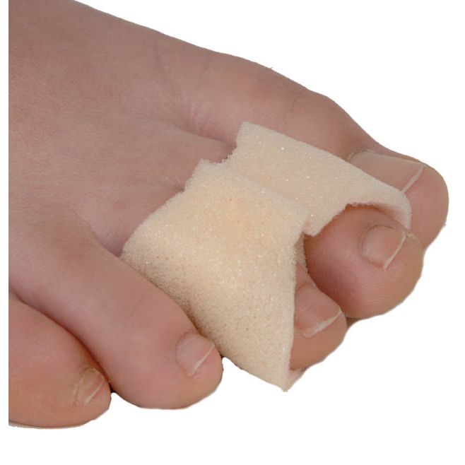 foot with a bandage on a white background - okotoks hc pharmacy