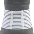 White compression wrap on a person wearing a gray shirt against a white background - okotoks hc pharmacy