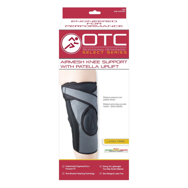 OTC knee support packaging on a white background - okotoks hc pharmacy