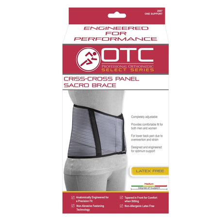 OTC Criss-Cross Panel Sacro Brace - 2887 - okotoks hc pharmacy