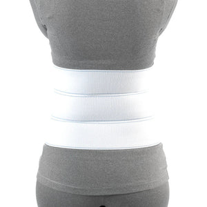 Gray top and pants with a white belt on a white background - okotoks hc pharmacy