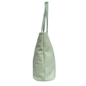 Light green bag with a strap on a white background - okotoks hc pharmacy
