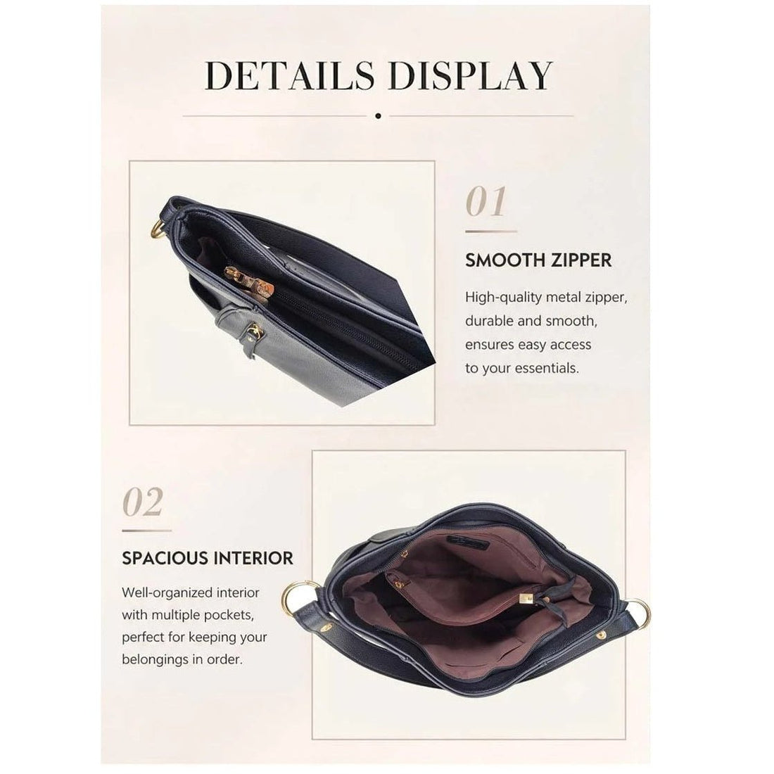 Passion Convertable Shoulder Bag black - okotoks hc pharmacy
