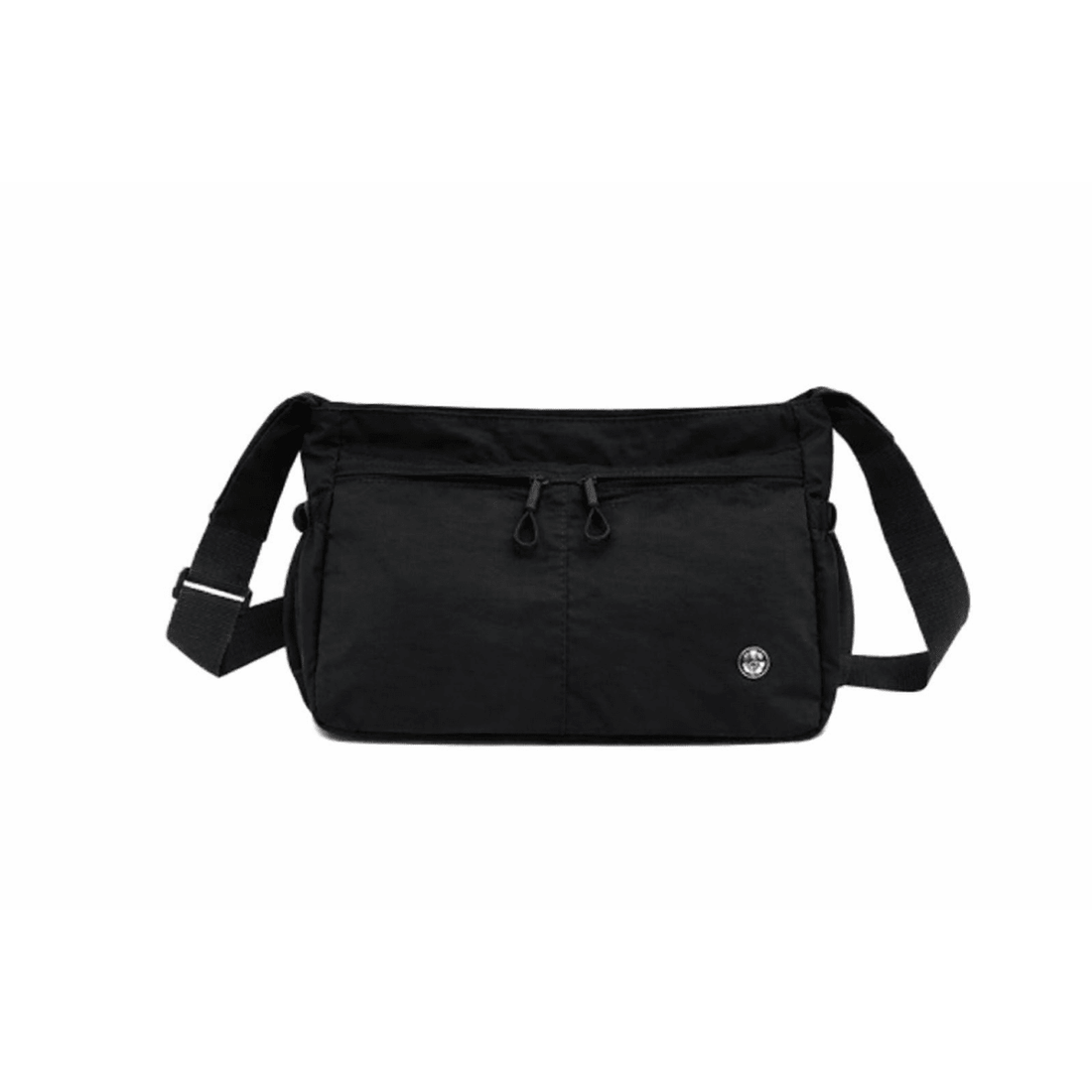 Black shoulder bag on a white background - okotoks hc pharmacy