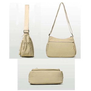 Passion Lightweight Nylon Multi-Zipper Crossbody Bag - okotoks hc pharmacy
