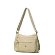 Passion Lightweight Nylon Multi-Zipper Crossbody Bag beige - okotoks hc pharmacy