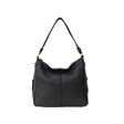 Black handbag with gold accents on a white background - okotoks hc pharmacy