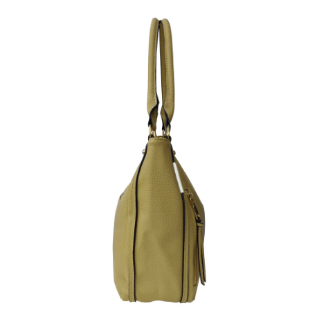 Beige handbag with a strap on a white background - okotoks hc pharmacy