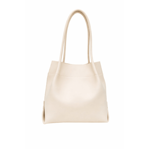 Beige tote bag on a white background - okotoks hc pharmacy